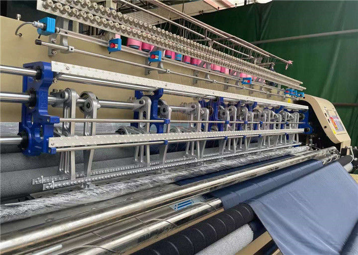 200 м/ч 300 см ширина Автоматический замок сшивать Quilting Machine для постельного белья 1000RPM скорость